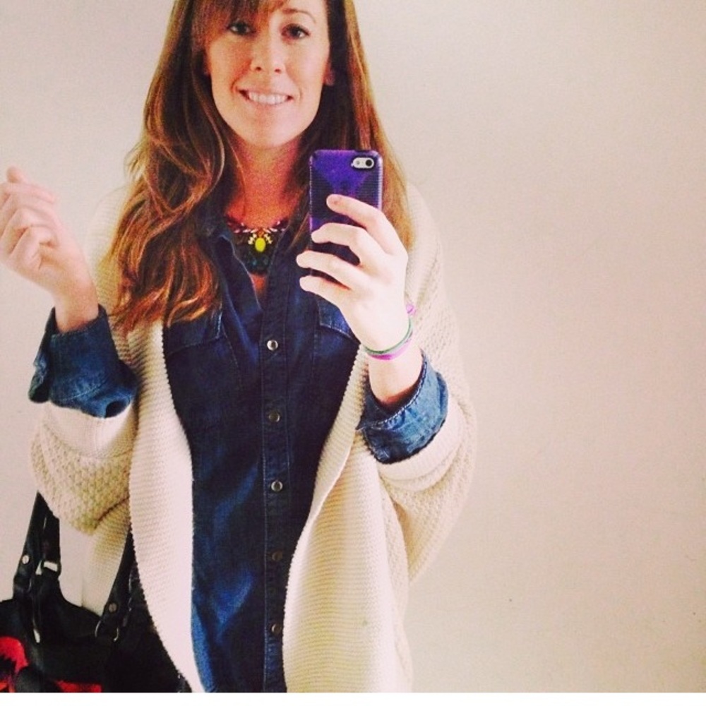 Fitted Chambray Button Down - image 3